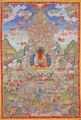 图片[1]-The Axis of the Blissful World of Amitabha Buddha-China Archive